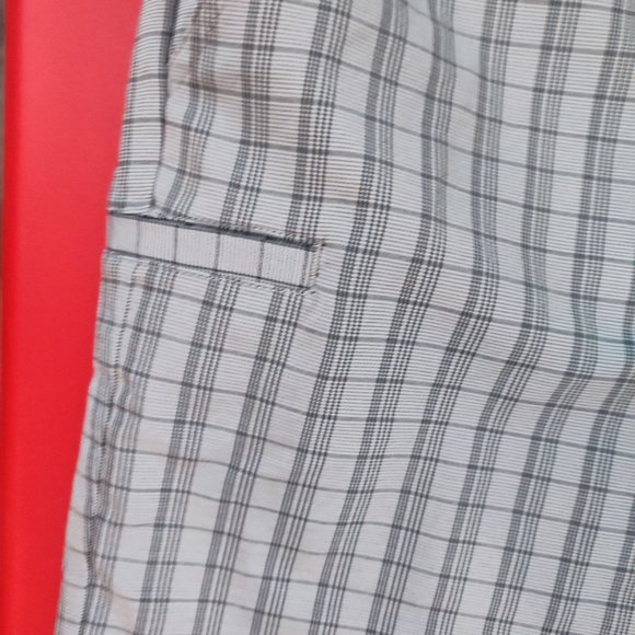 Chase 54 golf short casual grey checkered men's size 38 - Picture 10 of 10